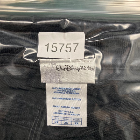 Vintage Pirates Of The Caribbean Shirt Mens XXL Black Logo Skeleton Crew Y2K Tee - Picture 11 of 11